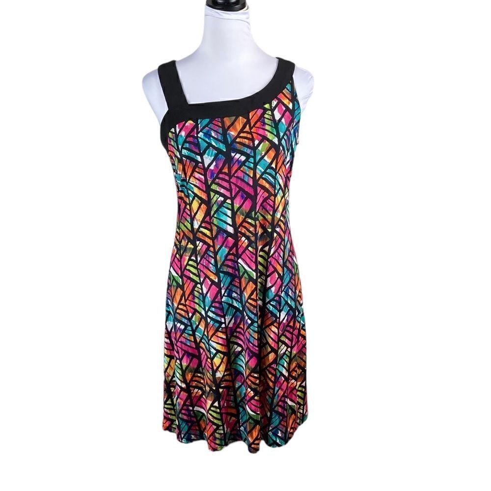 Soft Works Multicolor Sleeveless Dress, Size S,‎ NWT